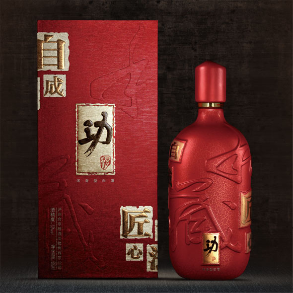 瀘州功酒52%vol（紅色裝）