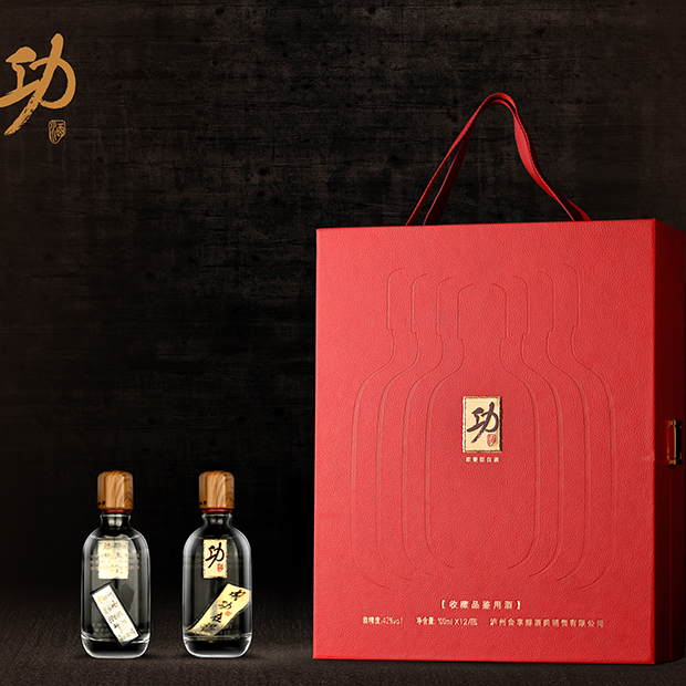 瀘州功酒42%vol（小瓶禮盒裝100mlx12瓶）